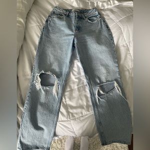Abercrombie Curve Love High Rise Dad Jeans